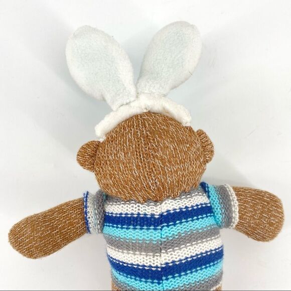 Dan Dee Collector’s Choice Easter Bunny Ears Sock Monkey 12” - Picture 8 of 12